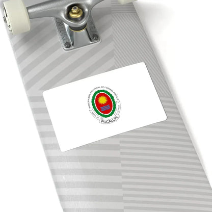 Bandera de Pucallpa (Peru) STICKER Vinyl Kiss-Cut Decal - The Sticker Space