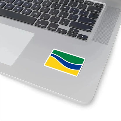 Bandera de Puyo (Ecuador) STICKER Vinyl Kiss-Cut Decal - The Sticker Space