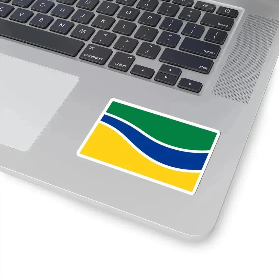 Bandera de Puyo (Ecuador) STICKER Vinyl Kiss-Cut Decal - The Sticker Space