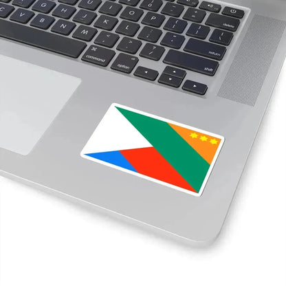 Bandera de Quepos Costa Rica (Costa Rica) STICKER Vinyl Kiss-Cut Decal - The Sticker Space