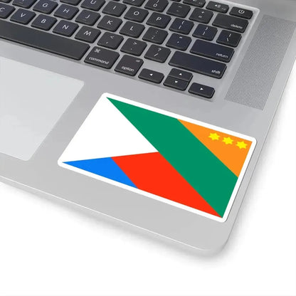 Bandera de Quepos Costa Rica (Costa Rica) STICKER Vinyl Kiss-Cut Decal - The Sticker Space