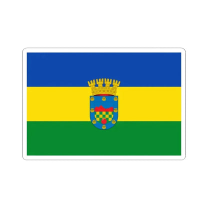 Bandera de Quilicura (Chile) STICKER Vinyl Kiss-Cut Decal 2 Inch White - The Sticker Space