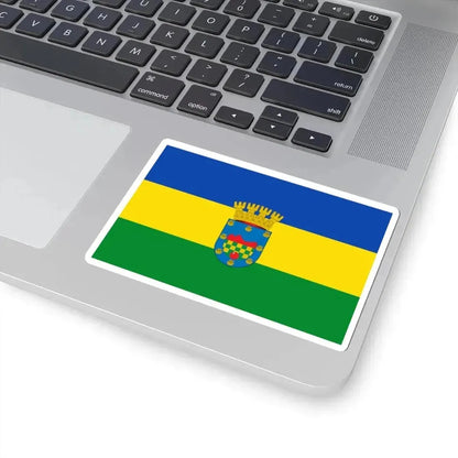 Bandera de Quilicura (Chile) STICKER Vinyl Kiss-Cut Decal - The Sticker Space