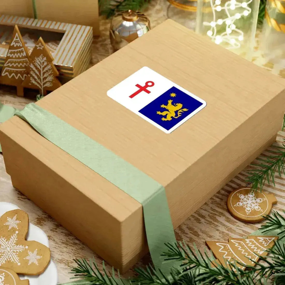 Bandera de Quirihue (Chile) STICKER Vinyl Kiss-Cut Decal - The Sticker Space