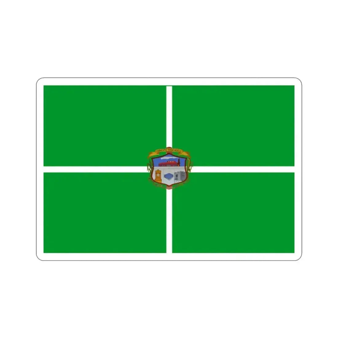 Bandera de Ranchuelo, Cuba STICKER Vinyl Die-Cut Decal 2 Inch - The Sticker Space