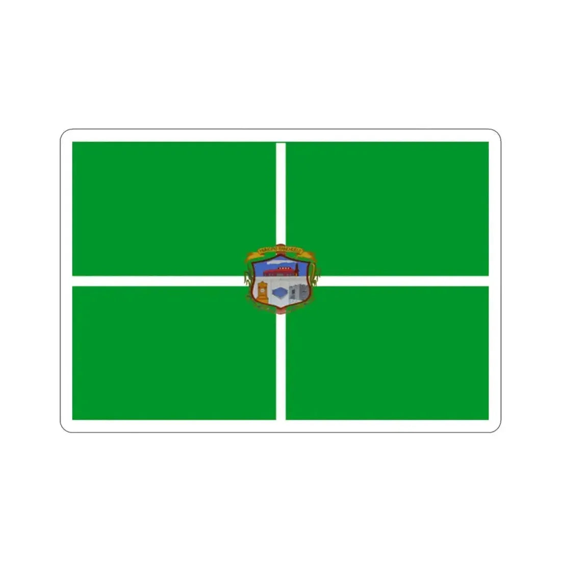 Bandera de Ranchuelo, Cuba STICKER Vinyl Die-Cut Decal 2 Inch - The Sticker Space