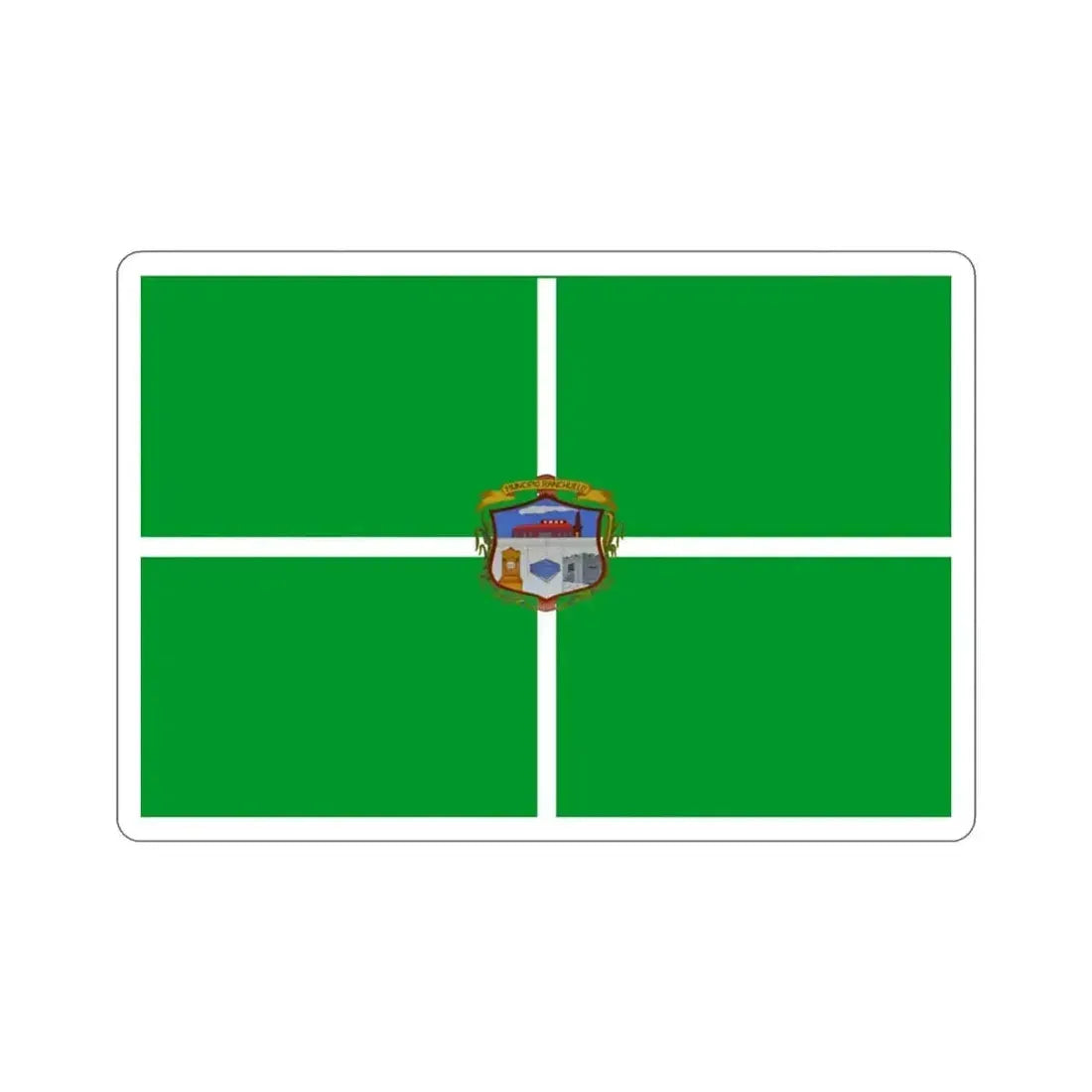 Bandera de Ranchuelo, Cuba STICKER Vinyl Die-Cut Decal 3 Inch - The Sticker Space