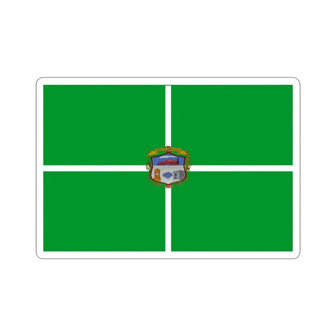 Bandera de Ranchuelo, Cuba STICKER Vinyl Die-Cut Decal 3 Inch - The Sticker Space