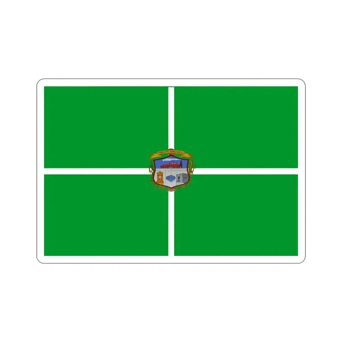 Bandera de Ranchuelo, Cuba STICKER Vinyl Die-Cut Decal 4 Inch - The Sticker Space