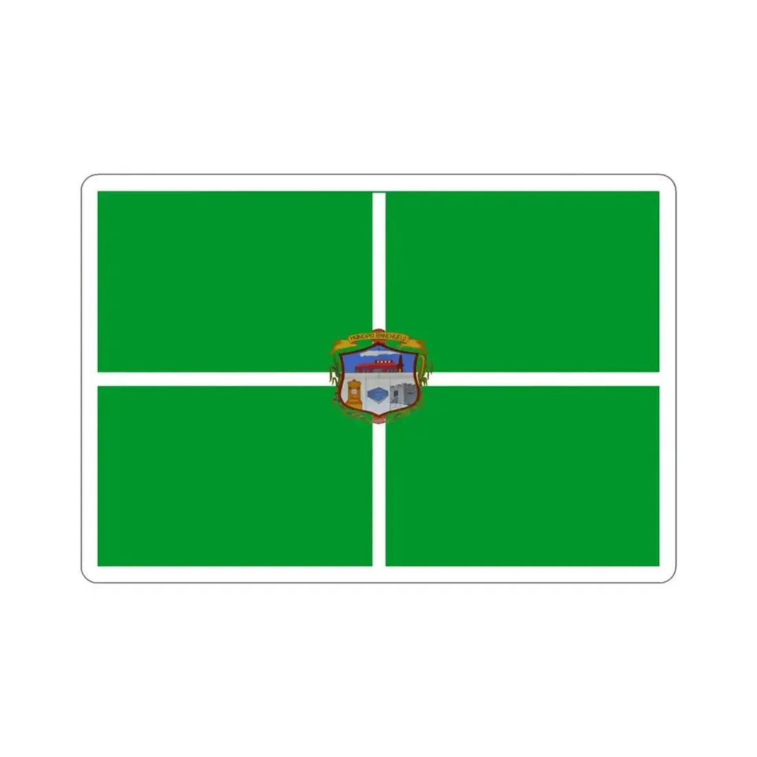 Bandera de Ranchuelo, Cuba STICKER Vinyl Die-Cut Decal 4 Inch - The Sticker Space