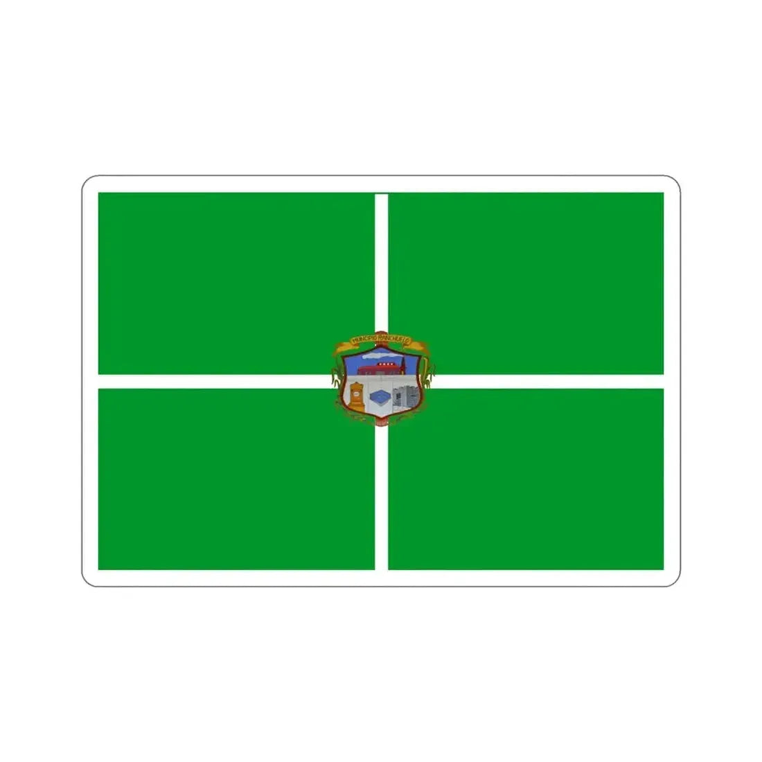 Bandera de Ranchuelo, Cuba STICKER Vinyl Die-Cut Decal 5 Inch - The Sticker Space