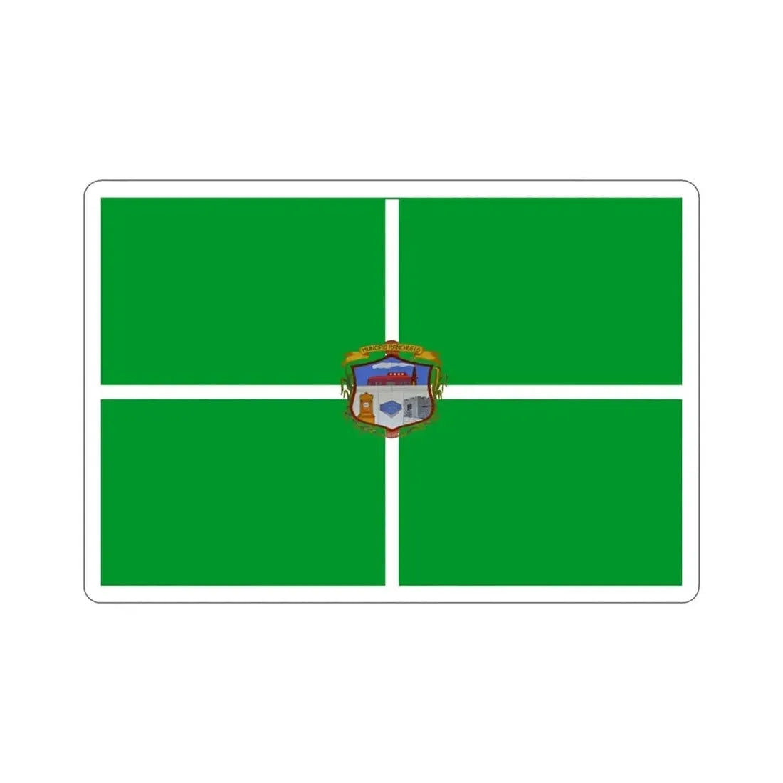 Bandera de Ranchuelo, Cuba STICKER Vinyl Die-Cut Decal 5 Inch - The Sticker Space