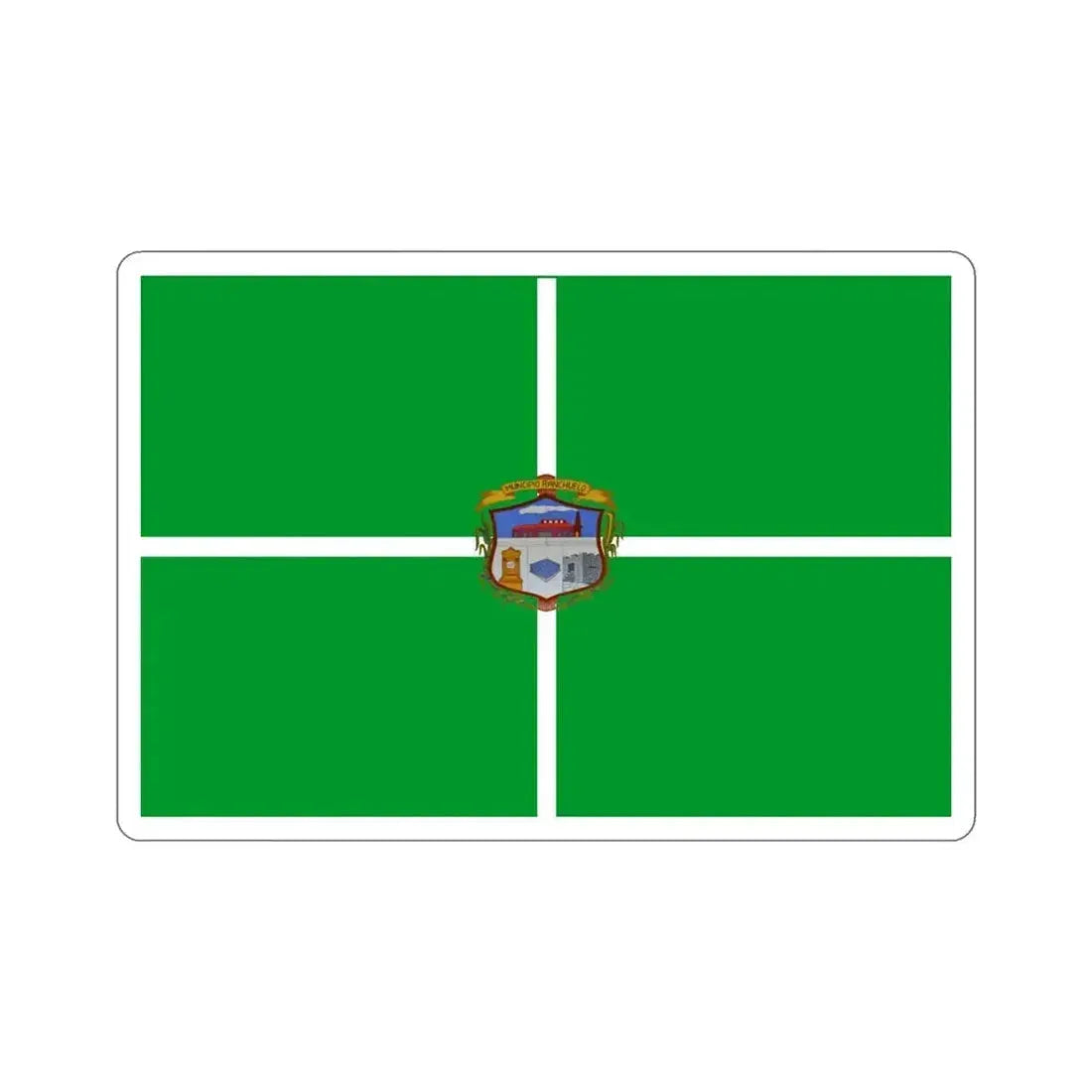 Bandera de Ranchuelo, Cuba STICKER Vinyl Die-Cut Decal 6 Inch - The Sticker Space