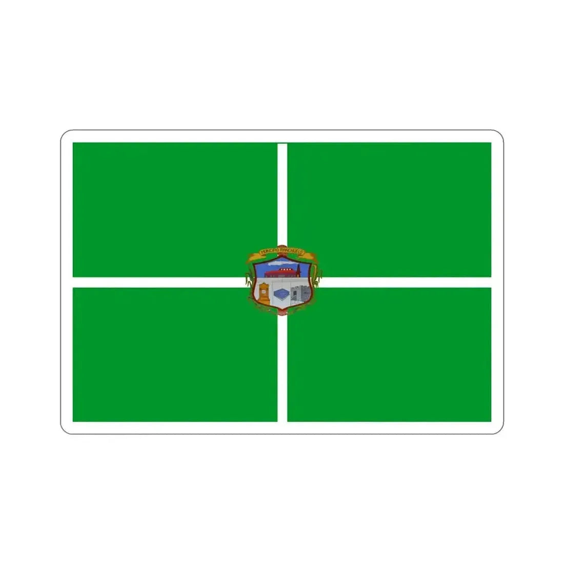 Bandera de Ranchuelo, Cuba STICKER Vinyl Die-Cut Decal - The Sticker Space