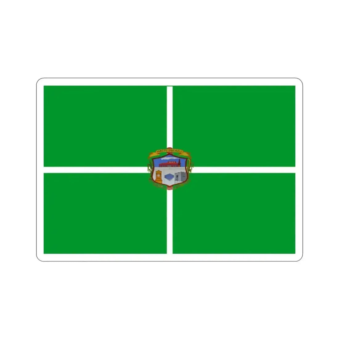 Bandera de Ranchuelo, Cuba STICKER Vinyl Die-Cut Decal - The Sticker Space