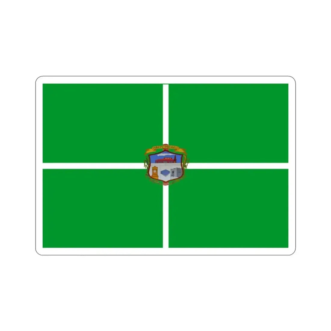 Bandera de Ranchuelo, Cuba STICKER Vinyl Die-Cut Decal - The Sticker Space