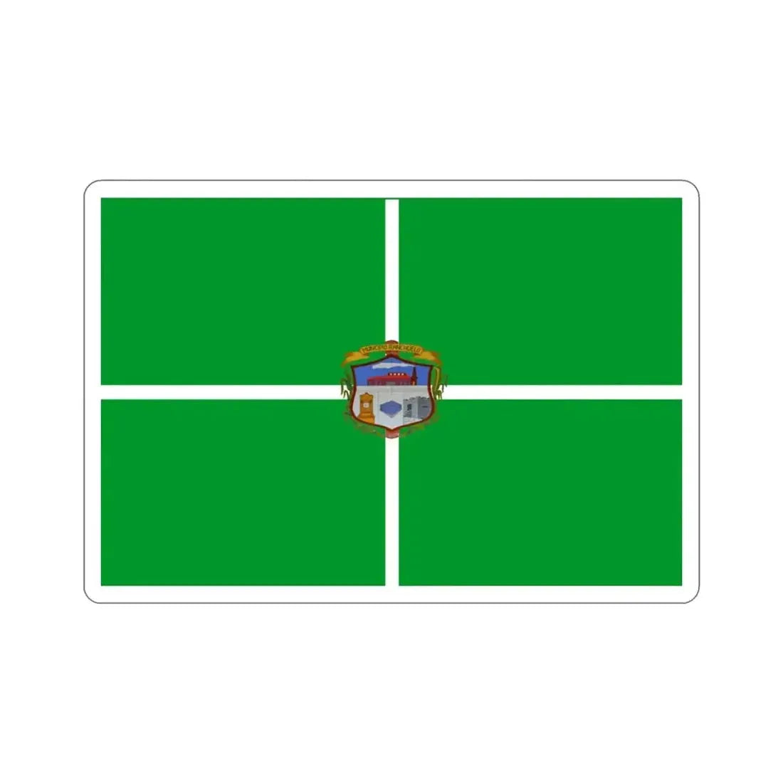 Bandera de Ranchuelo, Cuba STICKER Vinyl Die-Cut Decal - The Sticker Space