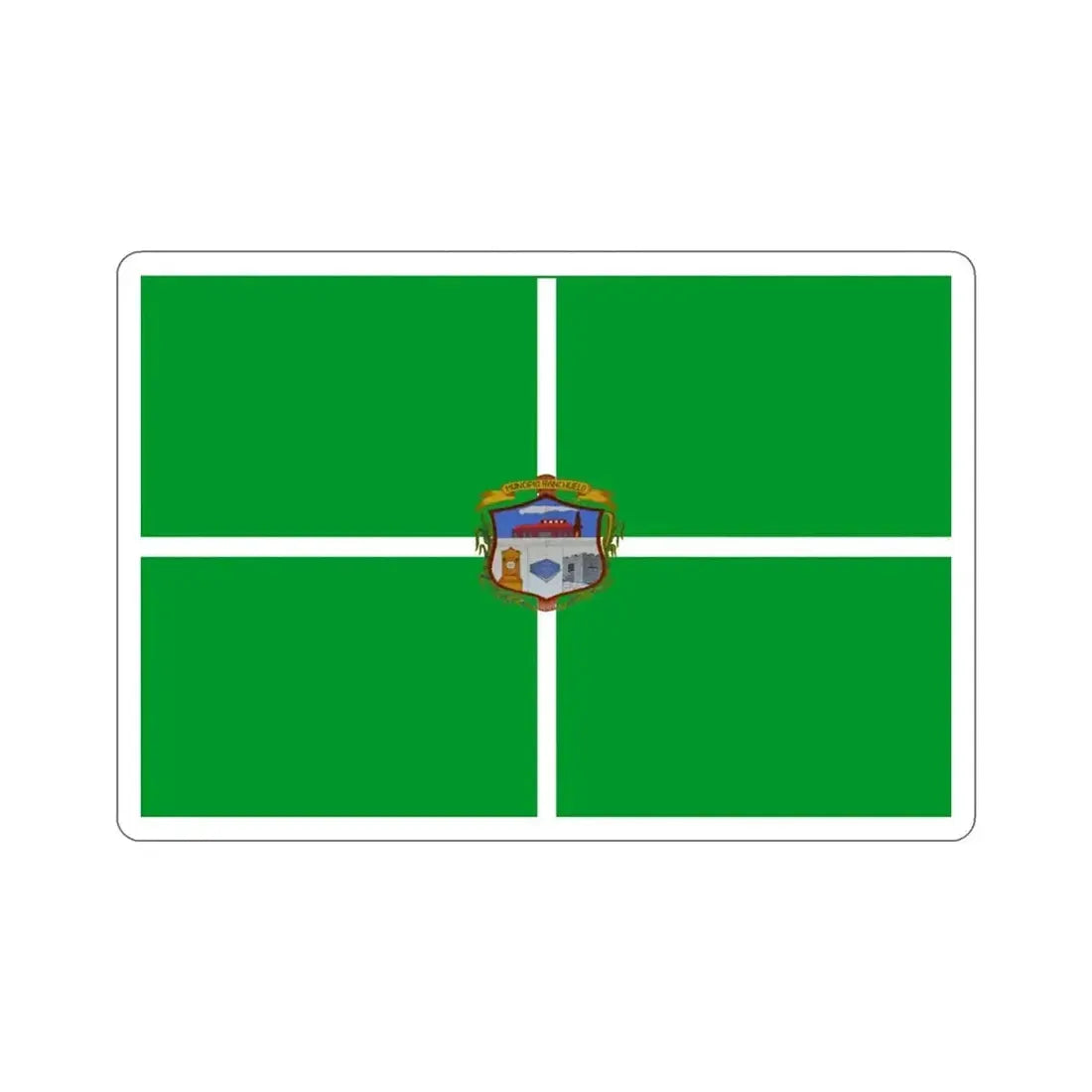 Bandera de Ranchuelo, Cuba STICKER Vinyl Die-Cut Decal - The Sticker Space