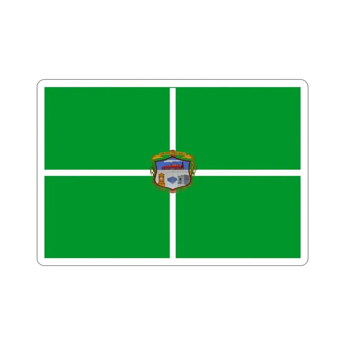 Bandera de Ranchuelo, Cuba STICKER Vinyl Die-Cut Decal - The Sticker Space