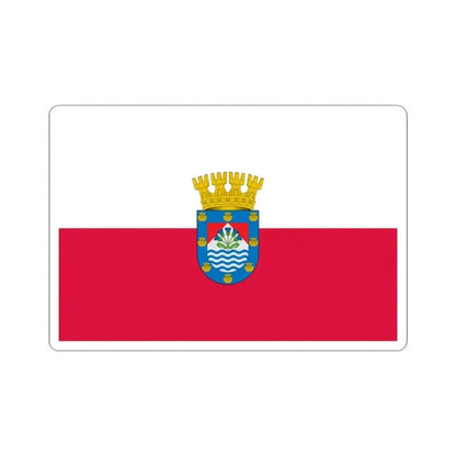 Bandera de Renca (Chile) STICKER Vinyl Kiss-Cut Decal 3 Inch White - The Sticker Space
