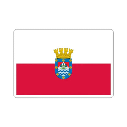Bandera de Renca (Chile) STICKER Vinyl Kiss-Cut Decal 4 Inch White - The Sticker Space