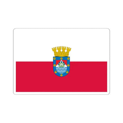 Bandera de Renca (Chile) STICKER Vinyl Kiss-Cut Decal 6 Inch White - The Sticker Space