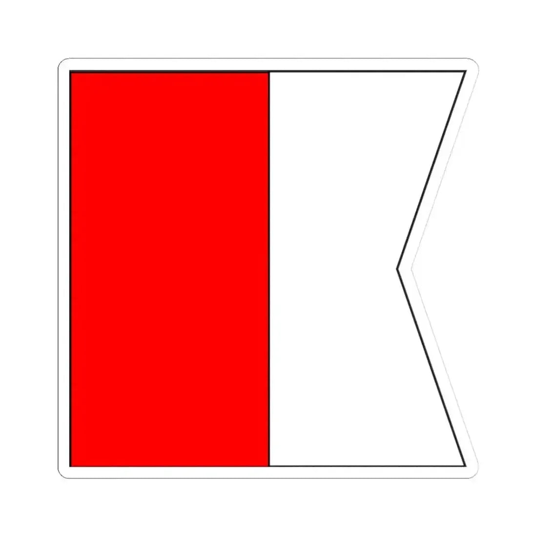 Bandera de Sagua la Grande 1885 (Cuba) STICKER Vinyl Kiss-Cut Decal 3 Inch White - The Sticker Space