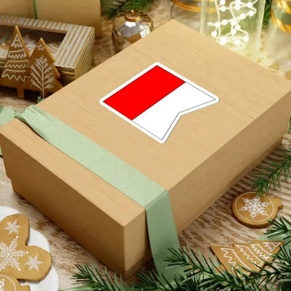 Bandera de Sagua la Grande 1885 (Cuba) STICKER Vinyl Kiss-Cut Decal - The Sticker Space