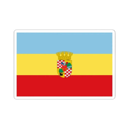 Bandera de San Bernardo Chile (Chile) STICKER Vinyl Kiss-Cut Decal 2 Inch White - The Sticker Space