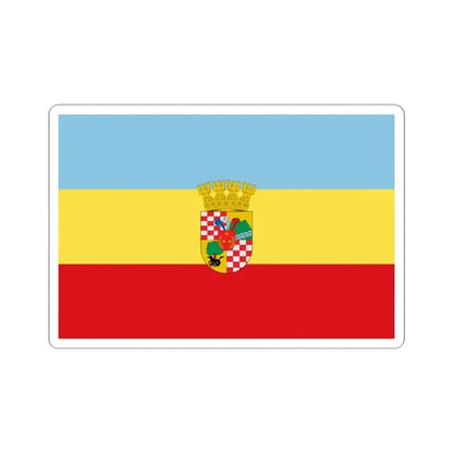 Bandera de San Bernardo Chile (Chile) STICKER Vinyl Kiss-Cut Decal 4 Inch White - The Sticker Space