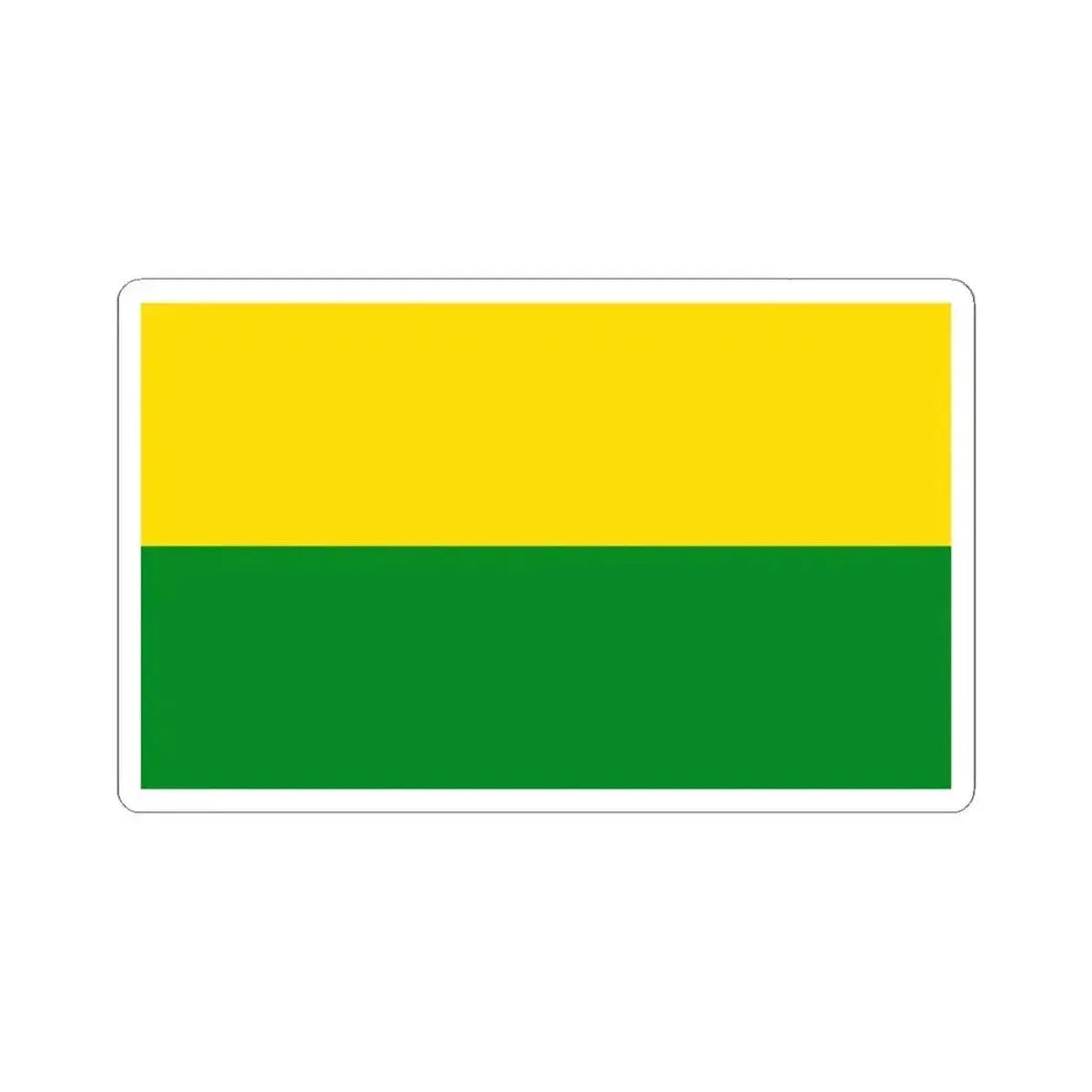 Bandera de San Carlos Costa Rica (Costa Rica) STICKER Vinyl Kiss-Cut Decal 6 Inch White - The Sticker Space