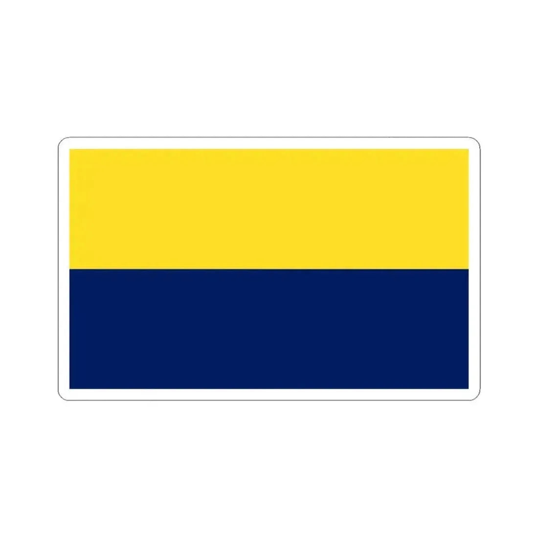 Bandera de San Isidro Costa Rica (Costa Rica) STICKER Vinyl Kiss-Cut Decal 3 Inch White - The Sticker Space