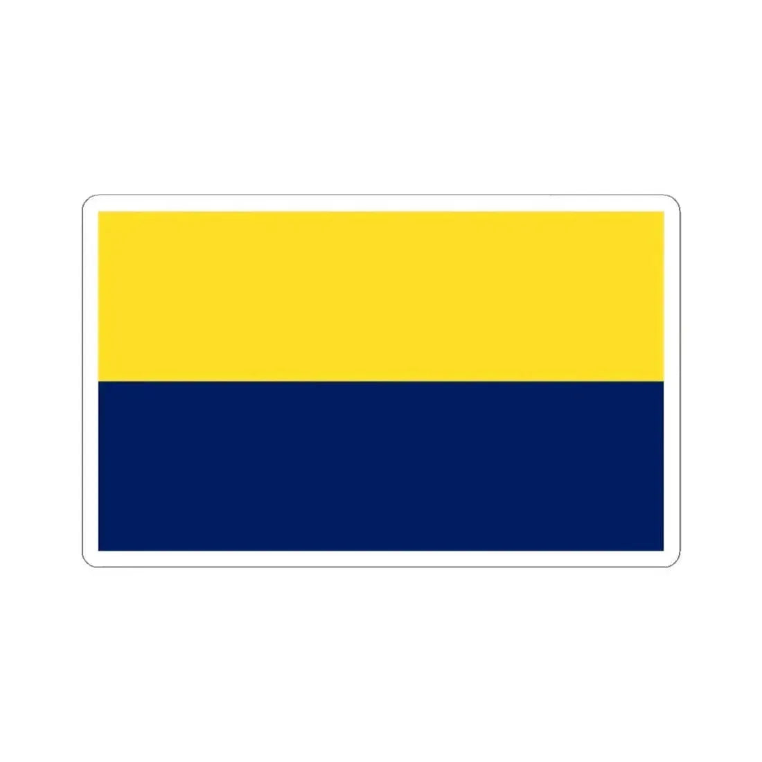 Bandera de San Isidro Costa Rica (Costa Rica) STICKER Vinyl Kiss-Cut Decal 4 Inch White - The Sticker Space