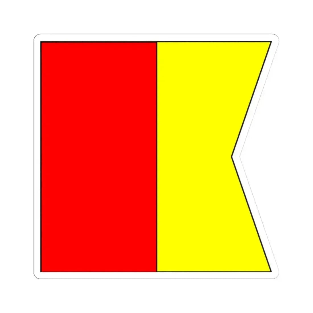 Bandera de San Juan de los Remedios 1845 (Cuba) STICKER Vinyl Kiss-Cut Decal 3 Inch White - The Sticker Space