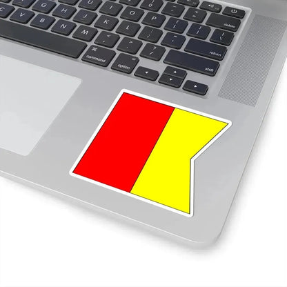 Bandera de San Juan de los Remedios 1845 (Cuba) STICKER Vinyl Kiss-Cut Decal - The Sticker Space