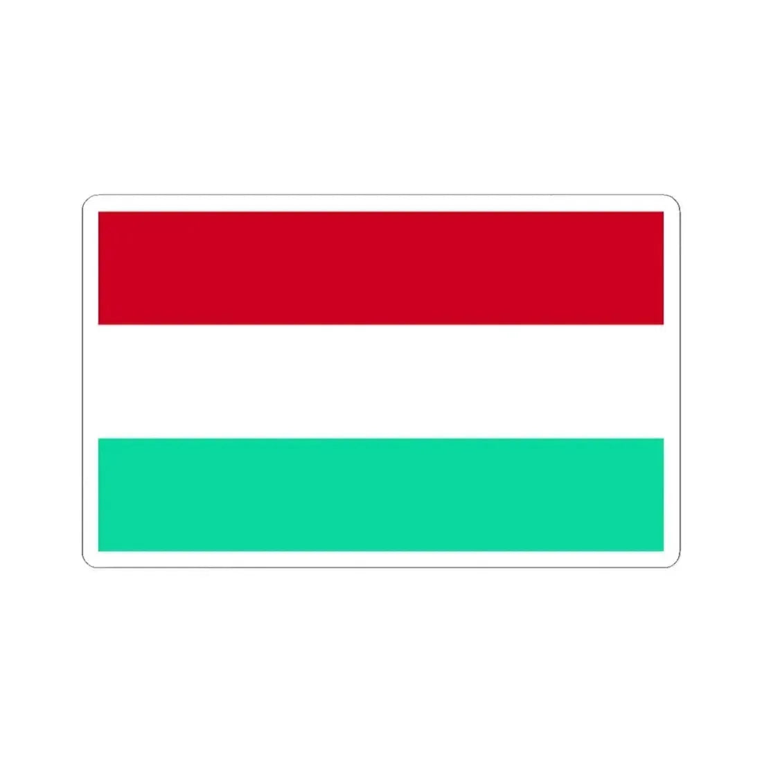 Bandera de San Rafael Costa Rica (Costa Rica) STICKER Vinyl Kiss-Cut Decal 2 Inch White - The Sticker Space