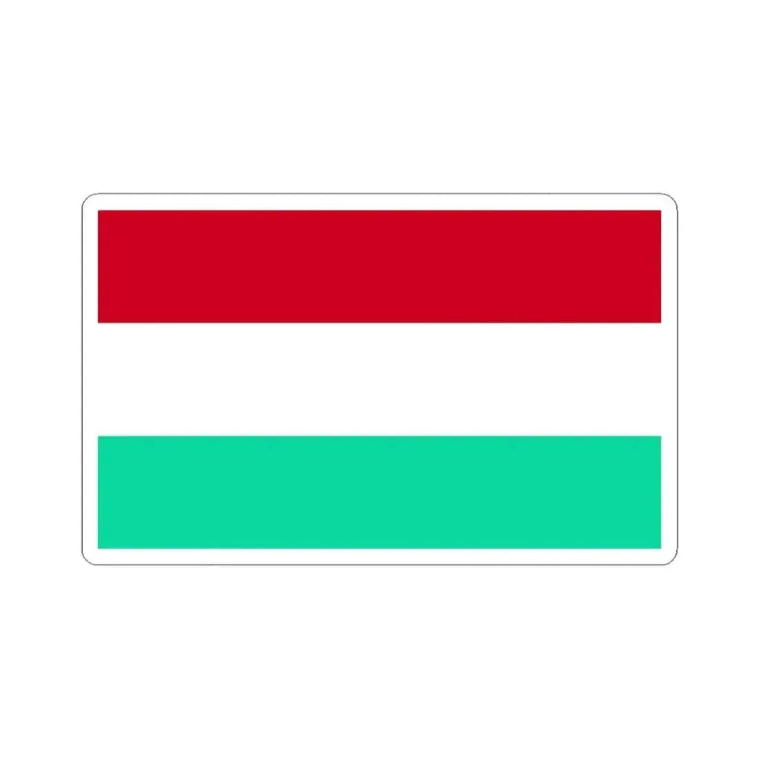 Bandera de San Rafael Costa Rica (Costa Rica) STICKER Vinyl Kiss-Cut Decal 3 Inch White - The Sticker Space