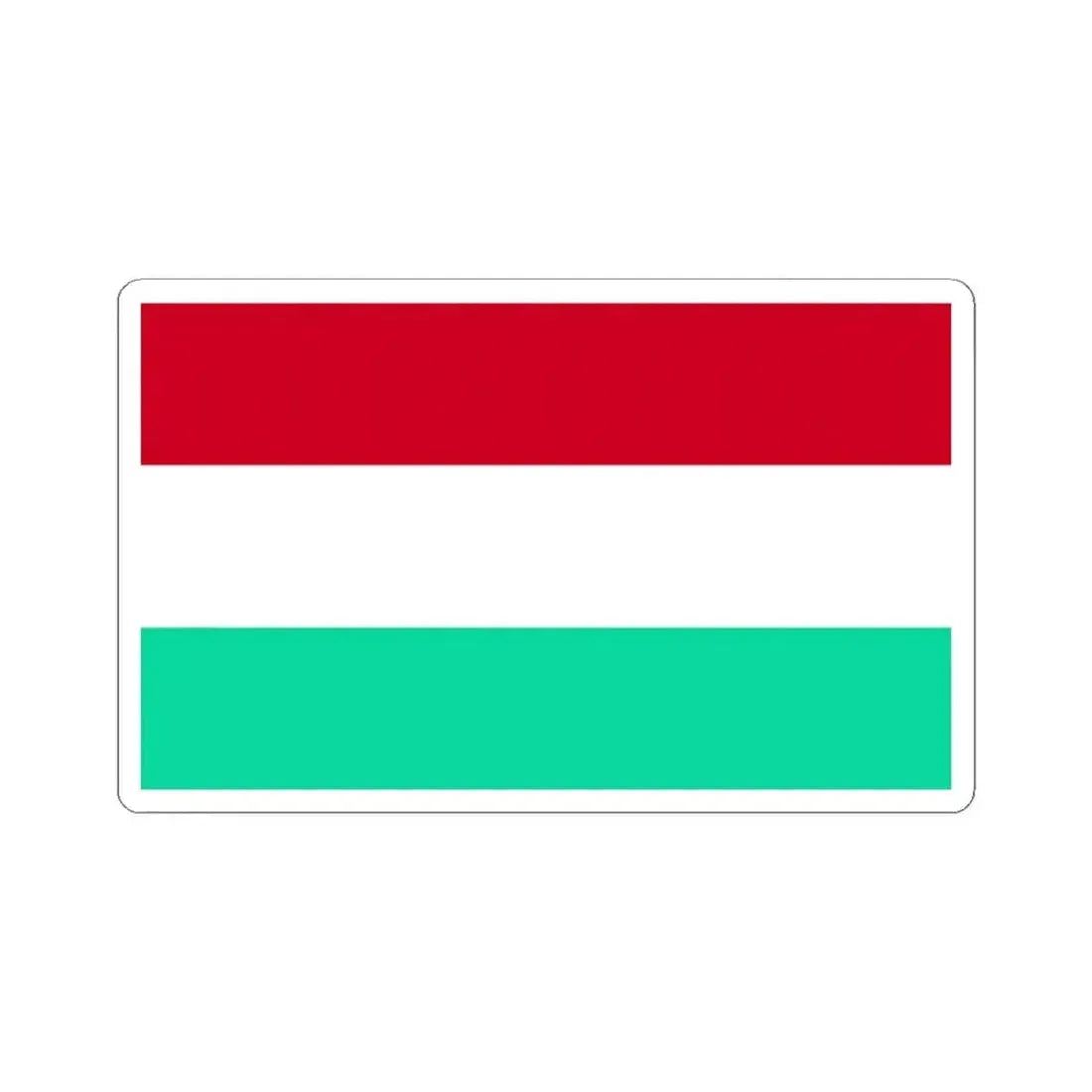 Bandera de San Rafael Costa Rica (Costa Rica) STICKER Vinyl Kiss-Cut Decal 4 Inch White - The Sticker Space