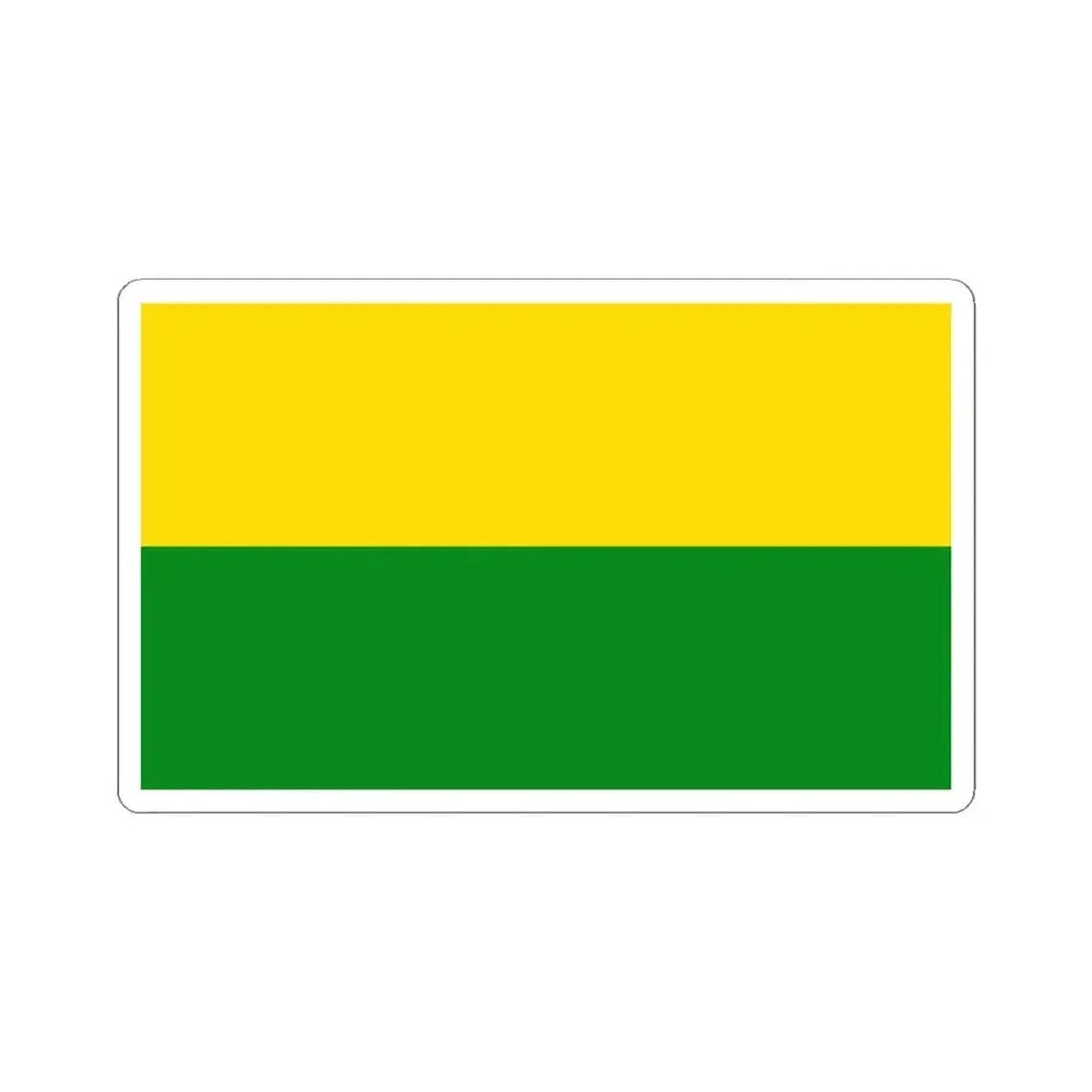 Bandera de Santa Cruz Costa Rica (Costa Rica) STICKER Vinyl Kiss-Cut Decal 4 Inch White - The Sticker Space