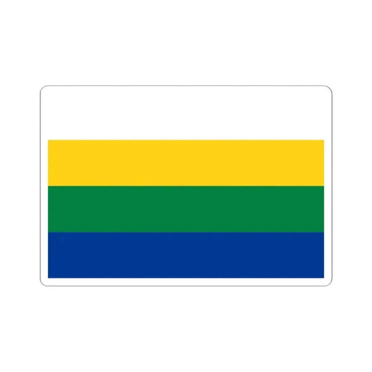 Bandera de Santa Cruz (Ecuador) STICKER Vinyl Kiss-Cut Decal 2 Inch White - The Sticker Space