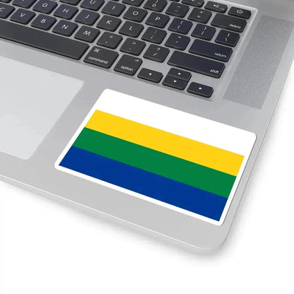 Bandera de Santa Cruz (Ecuador) STICKER Vinyl Kiss-Cut Decal - The Sticker Space