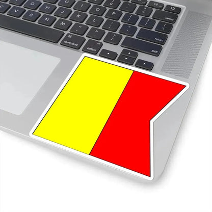 Bandera de Santiago de Cuba 1845 (Cuba) STICKER Vinyl Kiss-Cut Decal - The Sticker Space