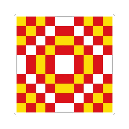 Bandera de Santisteban del Puerto Jaen (Spain) STICKER Vinyl Kiss-Cut Decal 4 Inch White - The Sticker Space