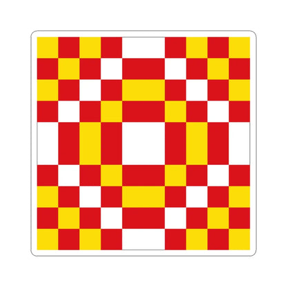 Bandera de Santisteban del Puerto Jaen (Spain) STICKER Vinyl Kiss-Cut Decal 6 Inch White - The Sticker Space