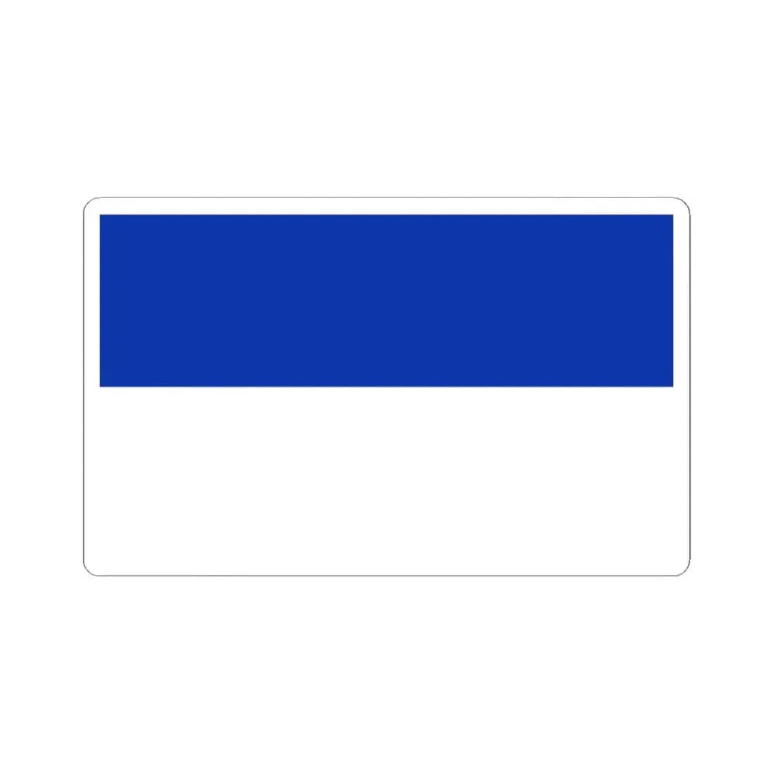 Bandera de Santo Domingo Costa Rica (Costa Rica) STICKER Vinyl Kiss-Cut Decal 2 Inch White - The Sticker Space