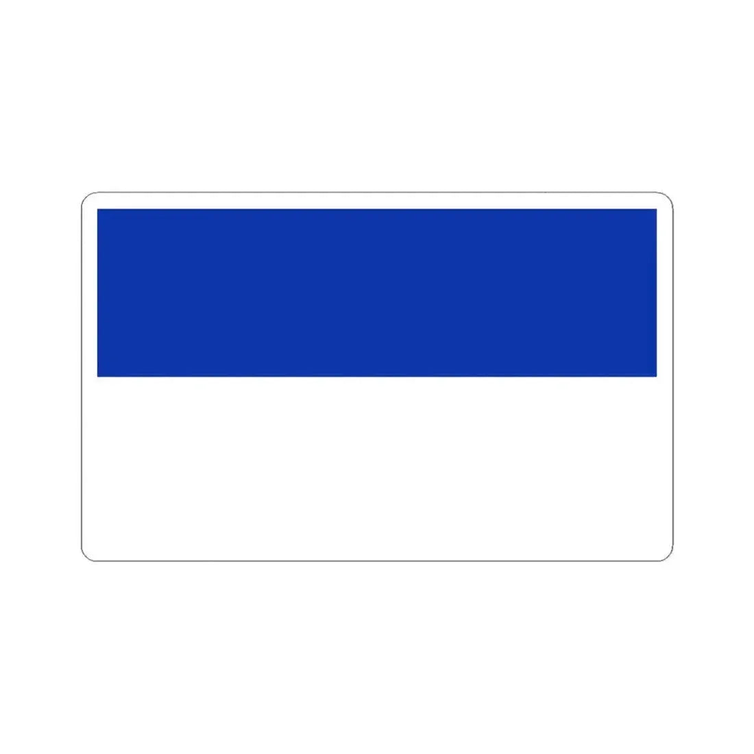 Bandera de Santo Domingo Costa Rica (Costa Rica) STICKER Vinyl Kiss-Cut Decal 3 Inch White - The Sticker Space