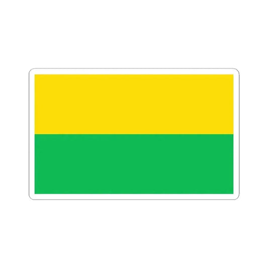 Bandera de Siquirres (Costa Rica) STICKER Vinyl Kiss-Cut Decal 2 Inch White - The Sticker Space