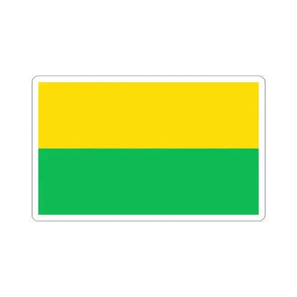 Bandera de Siquirres (Costa Rica) STICKER Vinyl Kiss-Cut Decal 3 Inch White - The Sticker Space