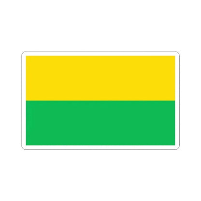 Bandera de Siquirres (Costa Rica) STICKER Vinyl Kiss-Cut Decal 4 Inch White - The Sticker Space