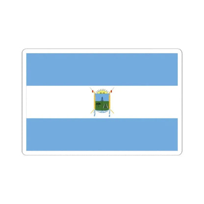Bandera de Toay La Pampa (Argentina) STICKER Vinyl Kiss-Cut Decal 3 Inch White - The Sticker Space